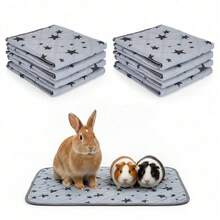 Shoze 8 Pack Guinea Pig Pee Pads Reusable Washable Absorbent Cage Liners Non-Slip For Rabbit Hamster Chinchilla Hedgehog Pets - 30x30cm - View 2