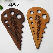 This Heavy-Duty Herb Peeler And Stem Remover Is A Kitchen Tool That Combines Practicality With Aesthetic Appeal. Featuring An Elegant Wooden Design, It Offers Exceptional Texture And A Comfortable Grip. - Multicolor - View 13