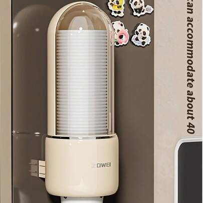 1pc Desktop Cup Holder - Bathroom Cup Rack, Home Coffee Cup Organizer, Water Dispenser Holder, Suitable For Home, Office, Hospital, Gym