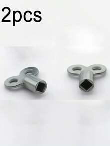 2/4/6 套耐用锌合金散热器排气阀钥匙 | 适用于暖通空调控制和供暖系统，高品质欧盟标准连接螺纹，排气钥匙，螺纹接头，紧凑设计，优质材料，金属排气钥匙，散热器钥匙，管道 - 彩色 - 查看 15