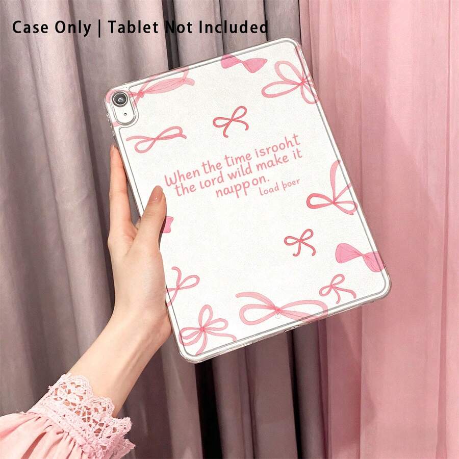 1pc High Transparent Anti-Drop TPU Tablet Case, High-Definition UV Printing, Compatible With IPAD 11 2025, MINI6/7, AIR1/2, Air4/AIR5/Air6/AIR7, 9.7-Inch IPad 2019/2020/2021, 10.2-Inch IPad 10/11, AIR11 (2024/2025), PRO11 (2024), PRO11 (2018-2022), PRO12.9/AIR13 - Multicolor - View 1