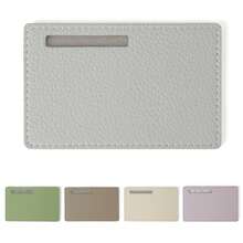 Anti-Theft Leather Bus Card Holder - Commuter ID Card Case Money Wallet Mini Wallet Purse Wallet Small Wallet Card Wallet For Women Fairycore Mothers Day Gift Cruise Essential Cute Stuff Money Clip For Men Beach Essentials Vacation Purse Beach Purse Vintage - Multicolor - View 14