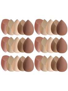 3/5/10/15/20/30/50pcs Makeup Sponges, Random Colors & Shapes, Powder, Liquid & Cream Foundation Blender, Latex-Free Wet & Dry Use, Suitable For All Skin Types - Multicolor - View 5