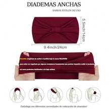 CYPNDiademas Deportivas 6 Piezas Diademas Ejercicio para Mujer Yoga Diadema Elástica Suave Que Absorbe el Sudor Adecuada para Hombres y Mujeres Deportes de CorriendoFashion - 224387685 - Ver 3