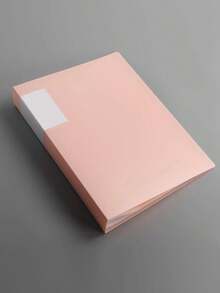 40-Page Transparent Multi-Layer A4 Document Folder, Muted Color File Organizer, Student/Music Score Holder, Thick Expandable Ring Binder