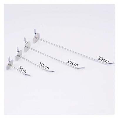 Ganchos de panel perforado, ganchos individuales para panel perforado, exhibidor de estantería de supermercado, perchero para colgar, almacenamiento en el hogar, cocina, garaje