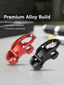 (Color de llave aleatorio) 1 pieza Gancho universal para casco de motocicleta de aleación de aluminio CNC, Gancho colgante de equipaje para pedal de motocicleta, Accesorio de gancho multifunción, Adecuado para modificación de gancho de acelerador de aleación de aluminio PCX160/150 PCX125 - Multicolor - Ver 11