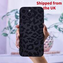 Phone Case: Leopard Print Design Soft Protective Shell Phone Case For,IPhone14/14Plus/14Pro/14ProMax,IPhone13/13Pro/13ProMax,IPhone12/12Pro/12ProMax,,IPhone11/11Pro/11Pro Max,IPhoneX/XS/XSMax,IPhone8/8Plus/7/7Plus - Black - View 5
