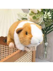 仿真可爱豚鼠毛绒玩具仓鼠玩偶，可爱漂亮的豚鼠毛绒玩偶，适合作为节日礼物、儿童礼物、圣诞礼物、惊喜礼物、感恩节礼物、朋友礼物、节日礼物、儿童节礼物、情侣礼物、情人节礼物、家庭礼物、创意趣味友谊礼物。 - 彩色 - 查看 5