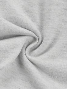 Pantalones cortos casuales y sueltos con cordón y bolsillos para mujer - Gris Claro - Ver 6