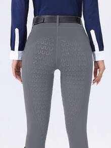 ROYALS MATTINI Women's Equestrian Riding Pants, Full Silicone Grip Reinforcement, Breathable Jodhpurs, Breeches For Horse Riding Sports Spring - Dark Grey - View 6