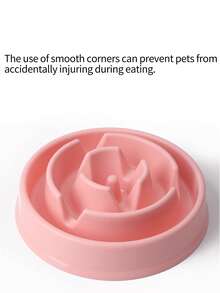 1pc Anti-Gulping Dog/Cat Slow Feeder Bowl, Non-Slip Anti-Flip Anti-Choke Pet Feeding Bowl