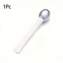 HH Eye Massage Roller - Fragrance-Free Skincare Tool, Relieves Puffiness And Dark Circles, Non-Electric Facial Massager, Soothing Roller Design, Promotes Blood Circulation, Durable Plastic Material, Ergonomic Grip, Smooth Operation - Màu trắng - 1 chiếc - Xem 2