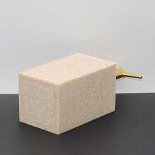 酒店浴室皂液器、沐浴露瓶、可重复灌装瓶、洗手液、洗发水、沐浴露按压瓶套装、带按压头的浴室洗漱用品可重复灌装瓶、高端树脂乳液瓶 - 砂石色 - 查看 6