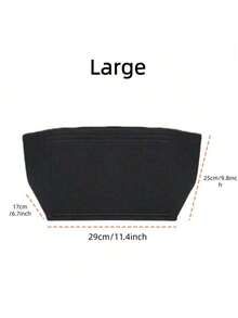 手提包收纳内胆，多口袋毛毡手提包收纳袋，拉链收纳袋，旅行必备内衬