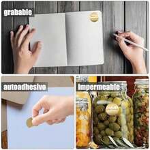 300 Uds Pegatinas Redondas para Rascar, Etiquetas Adhesivas para Rascar Etiquetas Circulares Adhesivas para Navideños Redondas para Bodas, Fiestas, Revelaciones de Género y Etiquetas DIY (2) - 2 - Ver 2