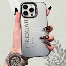 Christian Bible Verse Jeremiah 29:11 Phone Case With IMD Technology Laser Backplane, Stylish And Comfortable Grip, Compatible With IPhone 17 16 15 14 13 12 11 7 X Series - 銀色 - 查看 6
