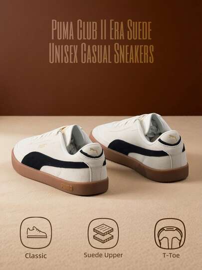 Puma Club II Era 绒面革户外轻便舒适休闲旅行鞋，男女通用
