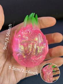 1PC Glitter Crystal Banana Squishy Toys,Slow Rising Squeeze Toy,Fidget Toy,Taba Squishy,Fun Stress Reliever Toys,Injectable Bubbles,Travel Portable Fidget Squeeze Toys,Squisy,Perfect For All Ages Austism,Ideal Holiday Gifts,Ramadan Giftse - Multicolor - View 21