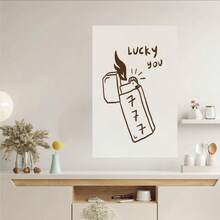 Framed Lucky Print - Angel Numbers Wall Art - Affirmation Quotes - Preppy Apartment Decor - Cute Illustration Poster - Girly Print - Framed(有框框的) - 查看 2