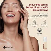 1988 Retinal Serum: Retinol Serum For Face Anti Aging Wrinkle Care - 2% Retinal Liposome Black Ginseng Niacinamide Bakuchiol Vitamin C & 3 Peptides - Skincare Fragrance Free - Multicolor - 查看 8