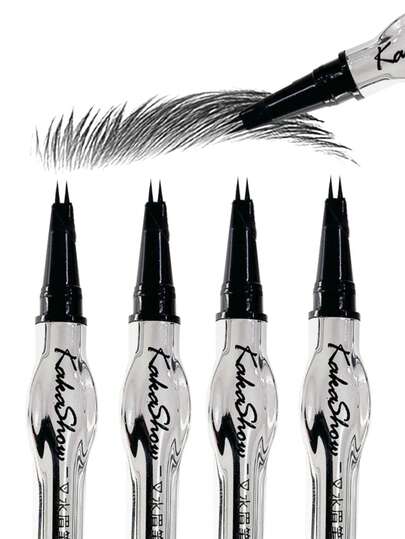 Lápiz de cejas impermeable y duradero con un diseño de doble extremo y una fórmula resistente al desvanecimiento para lograr unas cejas naturales y voluminosas. Ideal para uso diario o eventos especiales, complementa los tonos beige claro. Ofrece un ligero regalo de Año Nuevo y Día de San Valentín.