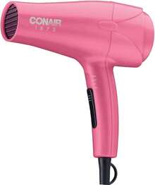 Conair Secadora con iones naturales, turmalina y ceramica, color rosa, 1875 watts Fucsia - Rosa - Ver 8