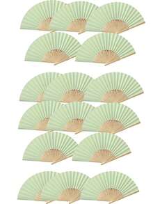 1个彩色折叠手扇，竹制框架设计，轻巧便携，适合夏季降温、家居/办公室装饰、婚礼派对礼品，优雅复古风格，是室内/户外休闲、旅行、房间装饰、可爱小物、母亲节礼物、卧室装饰、花园、厨房装饰、夏季、海滩、旅行必备、房间装饰、软萌玩具、毕业季礼物的理想之选。 - 彩色 - 查看 7