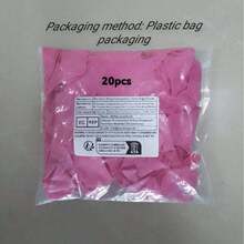 100/50/20/10pcs Disposable Pink PVC Gloves, Elastic Fit, Slip-Resistant Fingertips, Extra Long & Thick, Waterproof & Durable, Suitable For Household Cleaning, Beauty, Arts & Crafts - Hot Pink - View 26