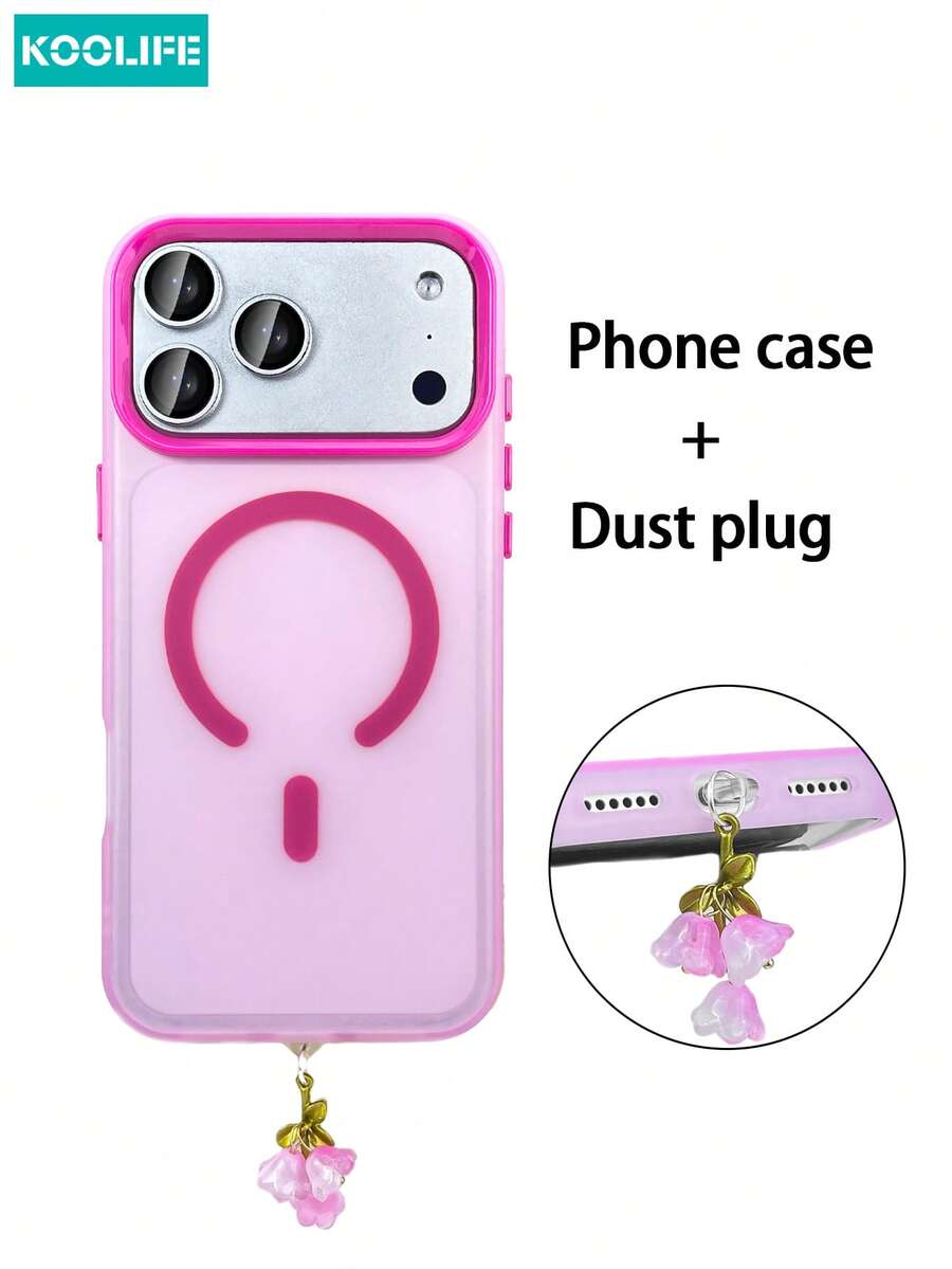 Koolife 1件裝 MagSafe 磁吸無線充電手機保護殼 按鍵 彩色對比半透明磨砂 全包防摔殼 PC+TPU 適用 18 Pro/18 Pro Max/17 Pro Max/Apple 17/Apple 17 Pro/Apple 17 Air/11/12/12 Pro/12 Plus/13/13 Pro/13 Pro Max/14/14 Pro/14 Pro Max/15/15 Plus/15 Pro/15 Pro Max/16/16 Plus/16 Pro/16 Pro Max/16e