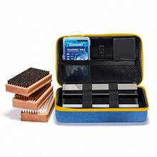 Ski And Snowboard Waxing And Tuning Kit With Wax Brush Bag For Traveling And StorageRigid Bag With Tuning Tools - Redblue - View 7