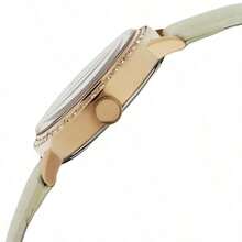 Orient 36mm Mother-Of-Pearl Dial Women's Quartz Watch, Genuine Leather Strap, 50M Water Resistant, Elegant Style FUNEK002W0 - White - View 2