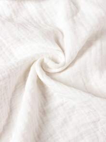 1pc Breathable Cotton Muslin Multi-Use Nursing Cover, Breastfeeding Scarf, Stroller Sun Shade & Wind Shield