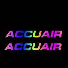 2pcs ACCUAIR Pneumatic Shock Absorber Stickers, Suitable For Motorcycle Fork Tubes - Waterproof Helmet Coating, Modified Accessory Stickers, PVC Material - A - View 8