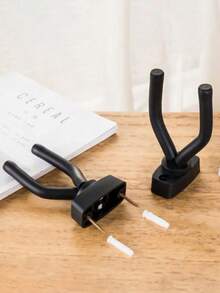 1pc Guitar Wall Mount Holder With Adjustable Soft Hook Universal Type Guitars Ukulele Bass Erhu Hanger - Multicolor - View 7