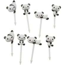Palillos Kotobuki para cajas de bento (Pandas blancos) - Multicolor - Ver 1