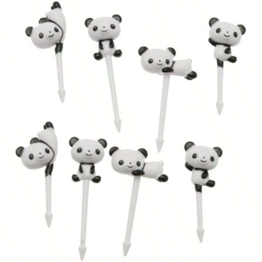Palillos Kotobuki para cajas de bento (Pandas blancos) - Multicolor - Ver 1