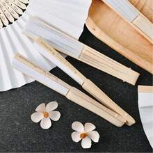 1pc, Custom Handheld Fan, Personalized Text, Wedding Gift, Wedding Favor Fan, Banquet Party Gift, Bride Gift, Folding Hand Fan, Bulk Hand Fans, Summer Fan - Apricot - View 12