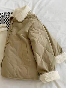 Women Overcoats - Khaki - View 4
