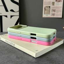 Perfect Rose Red Liquid Silicone Phone Case - Anti-Yellowing Soft Protective Cover, Suitable For IPhone - Hot Pink - View 6