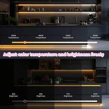 1条USB LED灯带，IP67防水，暖白光到冷白光可调，3000K-6500K可调光柔性霓虹灯绳，适用于屋檐、凉亭、万圣节装饰、派对装饰、婚礼装饰、室内外装饰 - 彩色 - 查看 4