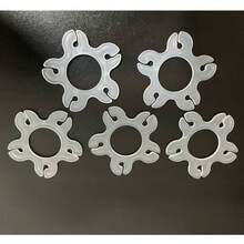 4.8厘米可重复使用塑料气球夹，带多功能扣，适用于婚礼、生日、派对装饰、气球拱门、情人节、周年纪念日、生日等场合。 - 彩色 - 查看 7