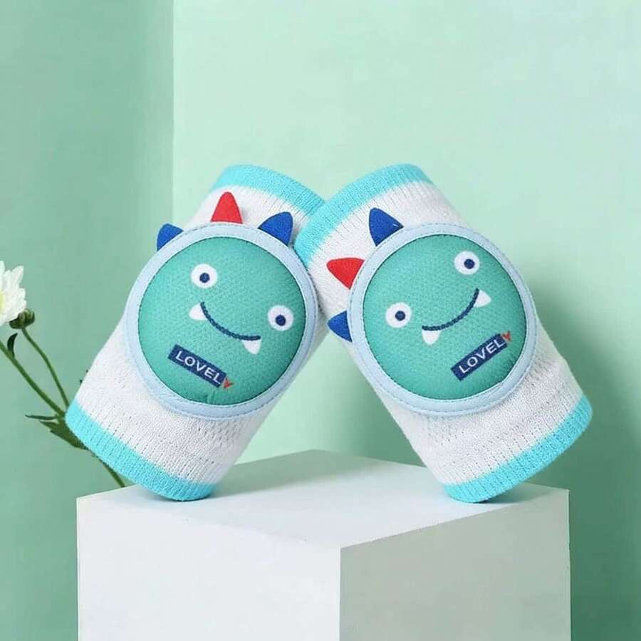 Baby Protective Pads & Caps - Mint Blue - View 1