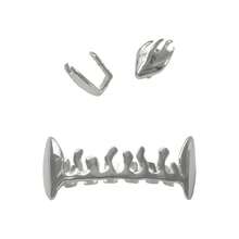 1 Set Unique Flame Design Tooth Grillz, Unisex Everyday/Party Accessories - Multicolor - View 9