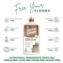 Quick Shine Hardwood Floor Luster-Polish 27oz | Plant-Derived W/Carnauba | PH Neutral | Ready To Use Formula W/Anti-Slip Technology | Simply Squirt & Spread | Made In USA - 預設 - 查看 5