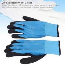 CYPN1 par de Guantes de Trabajo Anticongelantes Guantes para Congelador Guantes de Trabajo de Invierno Guantes de Trabajo Resistentes Al Frío Anticongelantes Resistentes AlFashion - 224378428 - Ver 3