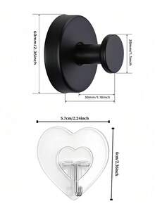 不锈钢吸盘挂钩，免钻孔真空吸附技术，可用于收纳毛巾、浴球、浴袍、外套等多功能挂钩，粘性挂钩，安装简便，适用于淋浴房、浴室和厨房，可粘附于玻璃、镜子、瓷砖等光滑表面。 - 彩色 - 查看 12