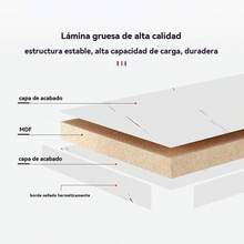 Mesa De Centro 2 Niveles Mármol B/n Diseño Moderno - Multicolor - Ver 6