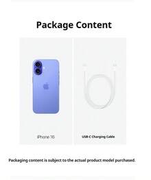 Apple IPhone 16, Brand New, 512GB, Unlocked, Excellent Condition, Long-Lasting Daily Battery Life, Reliable & Practical Companion, Exquisite Craftsmanship Design, Dual SIM Dual Standby 5G Smartphone - Black - View 3