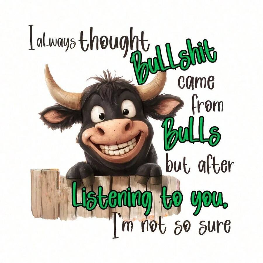 1pc  1/2/3PCS Funny Cow Slogan Design DIY Clothes Iron-On Stickers, Heat Transfer Prints, Suitable For T-Shirts, Jeans, Backpacks, And Garment Decoration - 彩色 - 查看 1